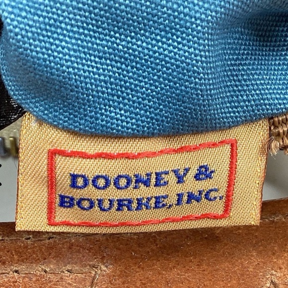 Dooney & Bourke Signature DB 1975 Multicolor & Cream Shoulder Bag 🌈 NO Yellowing - Picture 5 of 5